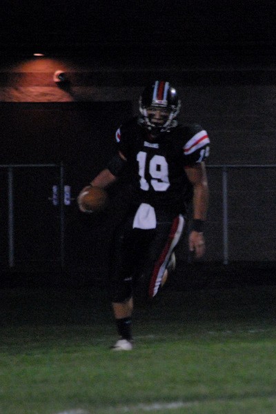 Beau Swales had a huge night in the Homecoming victory (Photo courtesy clearfieldfootball.org)