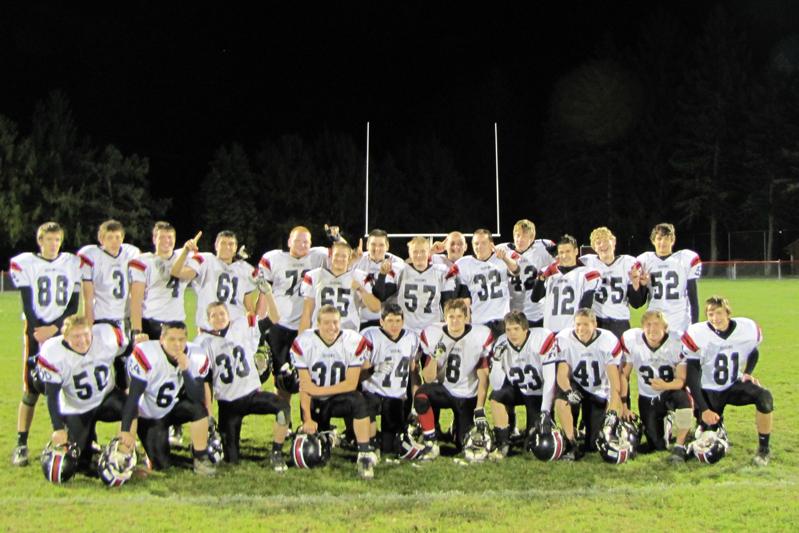The undefeated Clearfield Bison JV team (Photo submitted by Eric Smith)