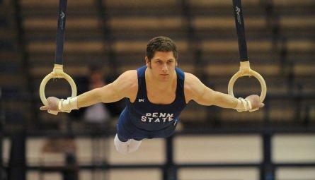 Big 10 Gymnast of the Week, PSU's Scott Rosenthal of Clearfield (Photo courtesy the Big 10)