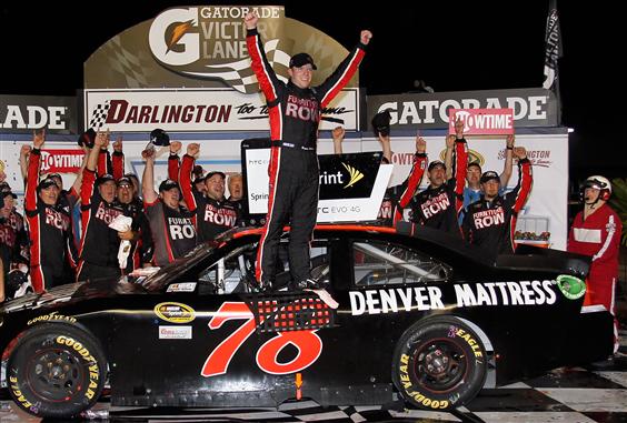 In another major "crown jewel" race, Regan Smith piloted the No. 78 Furniture Row Chevrolet to his first NASCAR Sprint Cup victory.