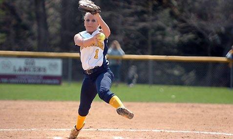 All-Commonwealth Conference second team pitcher Holly Lansberry (Photo courtesy Lycoming Athletics)