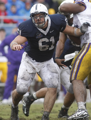 Stefen Wiskiewski was taken in the second round by the Oakland Raiders.