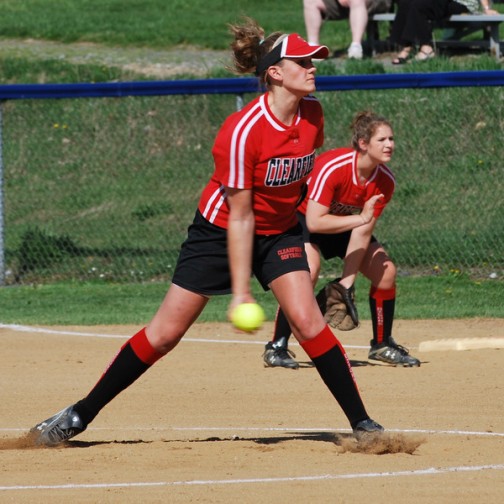 Heather Picard pitched a gem, but was the hard-luck loser to P-O. (Photo courtesy ladybisonsports.org)