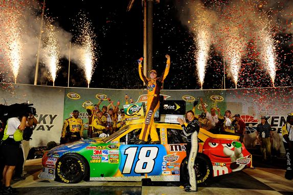 There will never be another inaugural winner at Kentucky.  Kyle Busch can lay claim to that after Saturday night.
