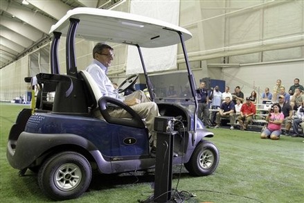 Penn State coach Joe Paterno doesn't know if he will be on the sidelines for Saturday's season opener.