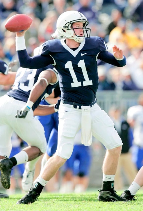 Matt McGloin completed 6-of-8 passes for 77 yards on Saturday in the season opener.