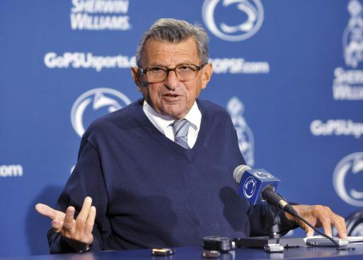 Penn State cancelled Joe Paterno's weekly news conference on Tuesday.