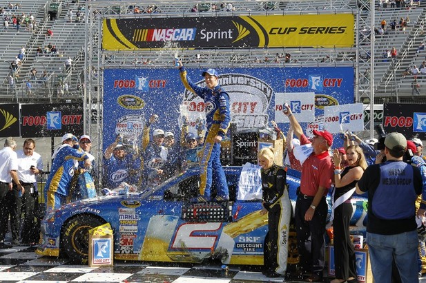 Penske Racing seems to have a thing for victory lane at Bristol, considering the No. 2 has been there quite frequently.