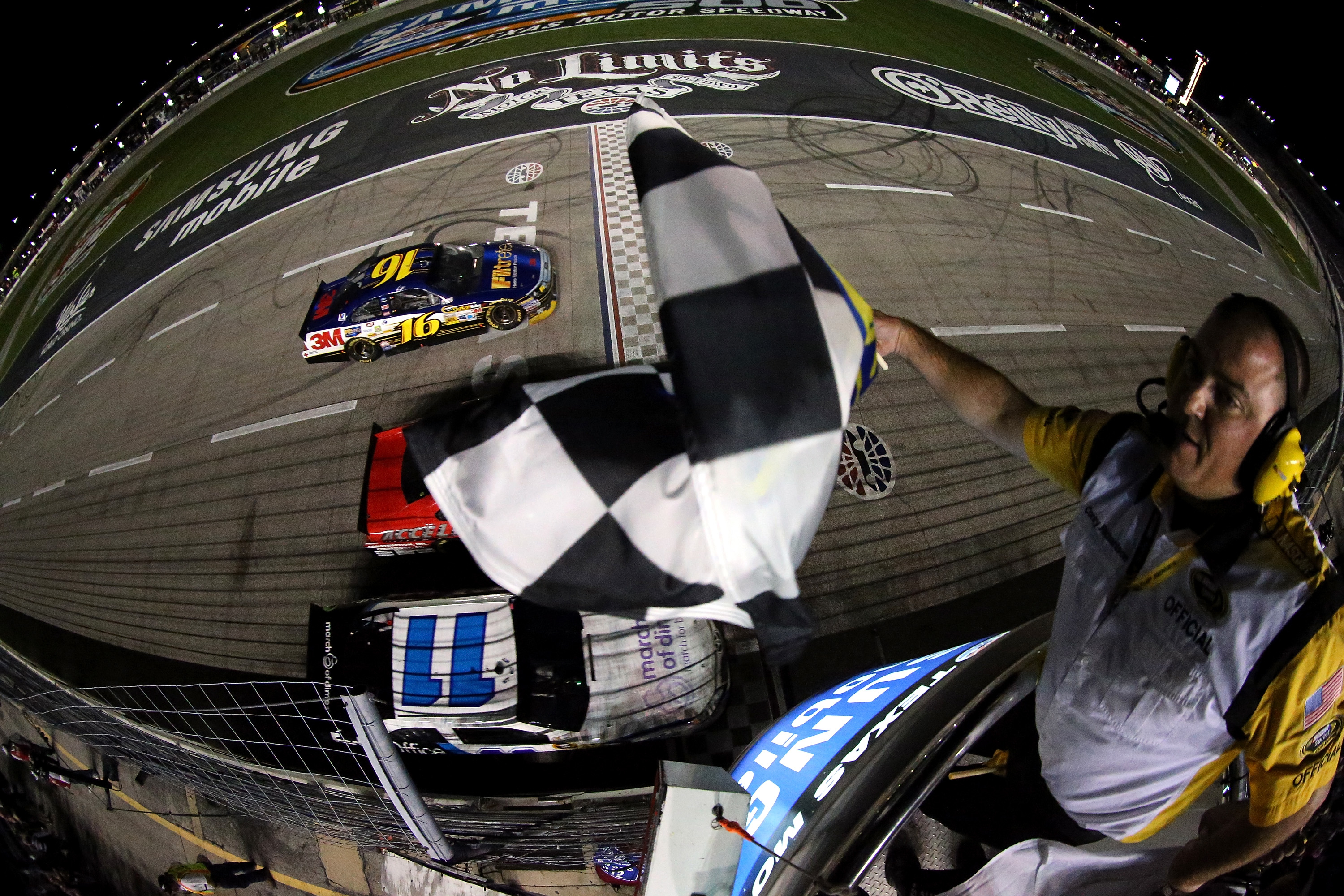 Greg Biffle was the man in victory lane at Texas, but the big story was on the east coast, at Rockingham.