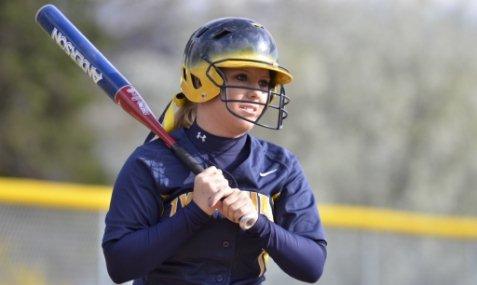 Holly Lansberry of Curwensville tied the 16-year old Lycoming hitting streak of 17 games (Photo courtesy the Commonwealth Conference)