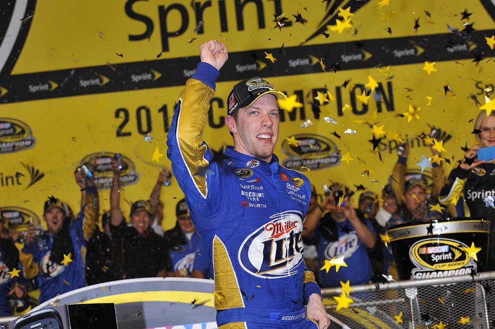 There's no more calling him "Bad Brad" Keselowski anymore.  Now, the driver of the No. 2 Miller Lite Dodge can be called a different name...champion.