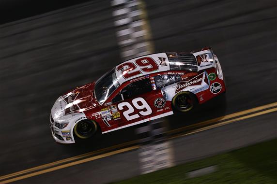 The race may no longer have his sponsor's name, but Kevin Harvick put his Budweiser Chevrolet SS in victory lane in the Sprint Unlimited, the first race for the new Generation-6 race car.