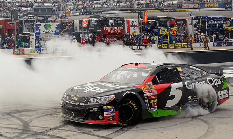 Four different tracks, four races into the season, and NASCAR has seen it's fourth different winner.  Kasey Kahne was the one to go to victory lane Sunday at Bristol.