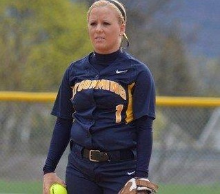 Curwensville grad Holly Lansberry was named Commonwealth Conference Pitcher of the Week (Photo courtesy Lycoming Athletic Dept.)