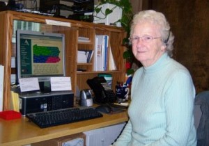 Pictured is RSVP and Clearfield County Area Agency on Aging Inc. volunteer Donna DuFour, at the APPRISE Telecenter for Clearfield County.  Donna is a Pennsylvania Department of Aging certified APPRISE counselor and has volunteered for the APPRISE program about 10 years. (Provided photo) 