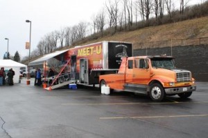 Pictured is the MEET-U Exhibit during a prior visit to campus. (Provided photo)