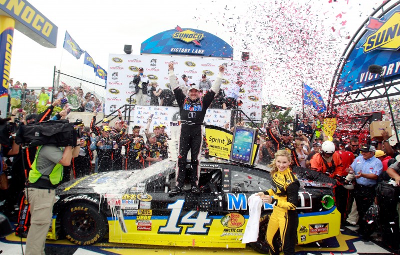 Had it not been for a controversial restart, Tony Stewart likely would have finished third.  Instead, he was the one in victory lane at Dover.