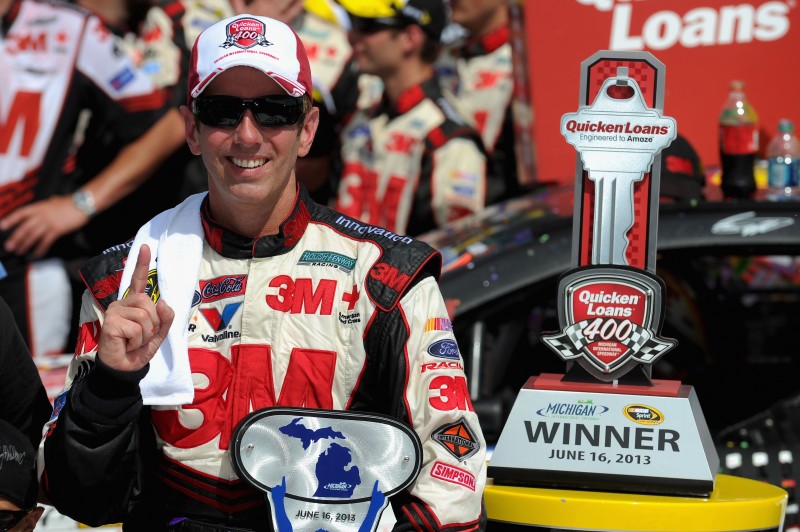 Greg Biffle went to victory at Michigan, giving Ford win number 1,000 in Sprint Cup competition.  However, everyone at the track raced with a heavy heart.