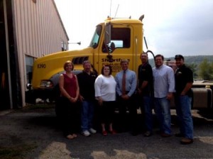 Pictured are Debbie Harzinski, Chet Shugerts, Danielle Prebe, Derek Walker, John Gabler, Andy Spencer and Tim Gallaher. (Provided photo)