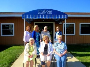 Pictured, from left in the front, are Microsoft Word Workshop students Marianne Thomas, Mary Gerber and Marilyn Green. In the back are Mary Jones, corporate academic dean, Debra Rhed, instructor, Lana Robinson and Jenny Mayhue, student helper. (Provided photo)