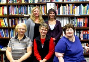 Pictured, in the back from left, are Debbie Rhed, DBC workshop instructor and Lori Skraba. In the front row from left are Mary Ann Patterson, Diane Means and Kathe Ginther. Missing from the photo is Brenda Cimino and Patty Smith. (Provided photo)
