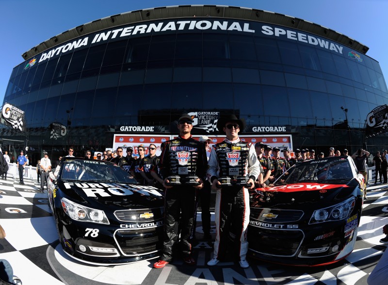 It was Austin Dillon capturing the pole for the Daytona 500, with Martin Truex Jr. on the outside.  This would be the only single-car qualifying session for the entire season.