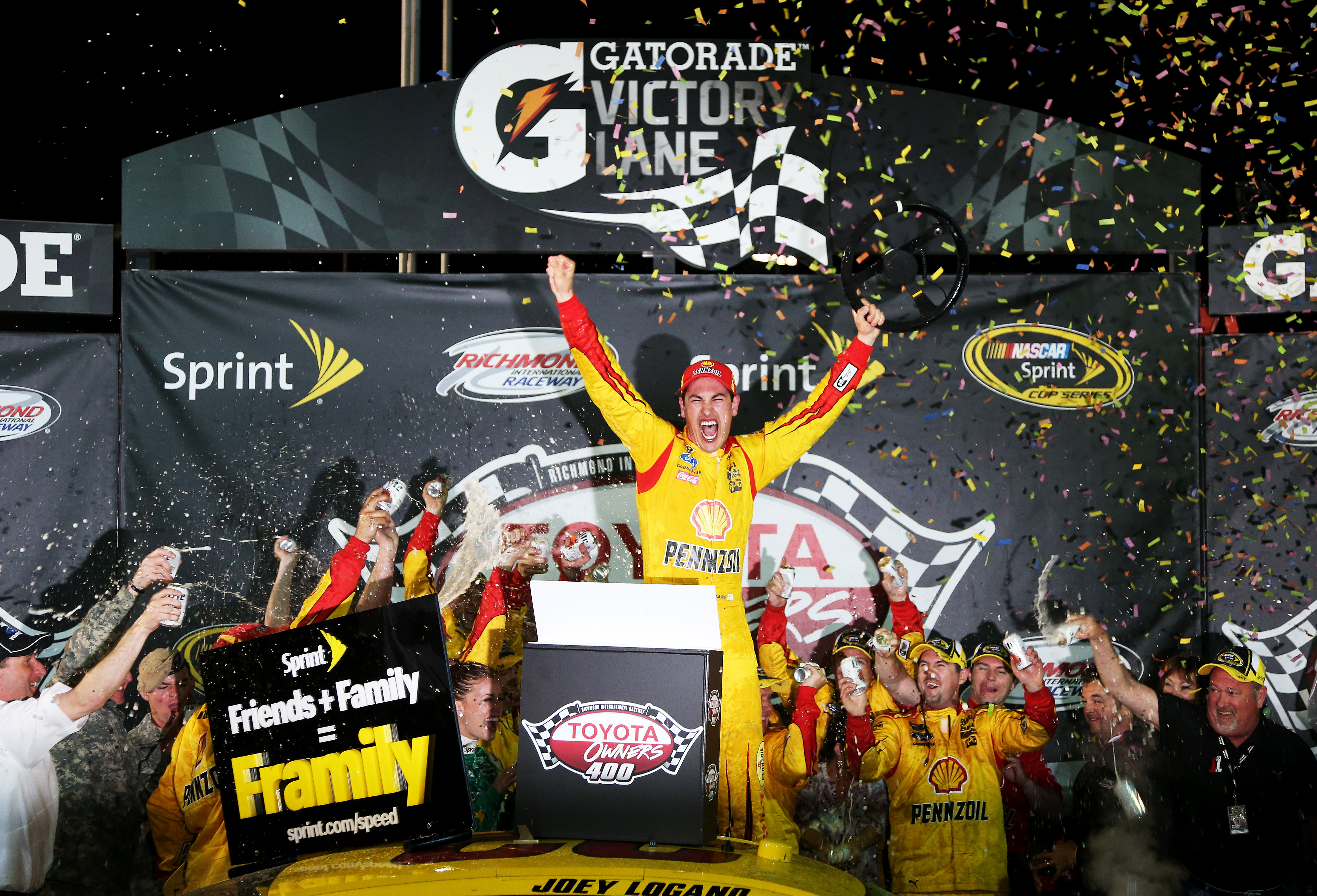 A wild battle in the final few laps gave way to Joey Logano winning at Richmond, and a few confrontations afterward.