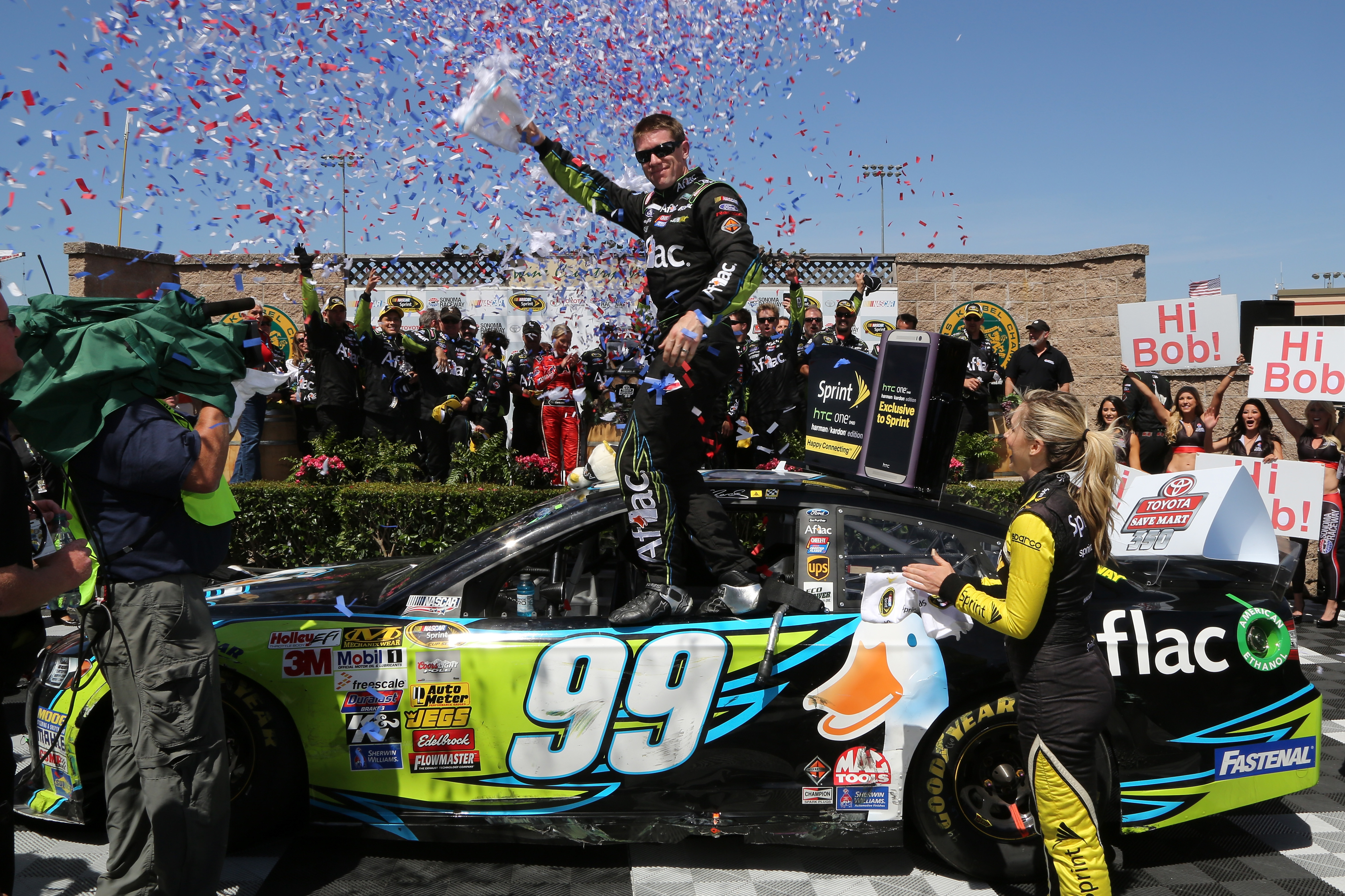 Once again, NASCAR had a repeat winner this season, but it was Carl Edwards' first win on a road course.