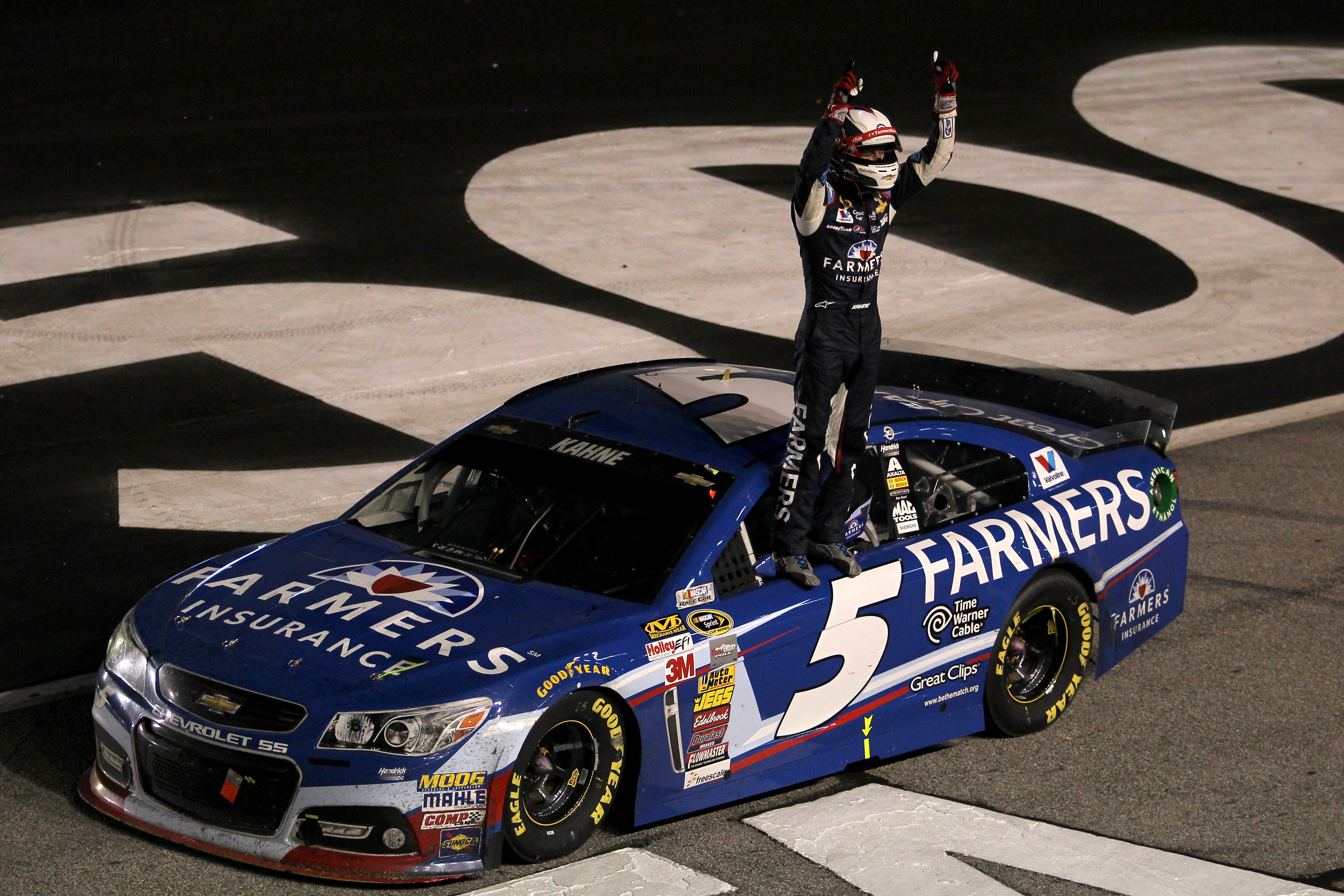 The way to guarantee a Chase spot now is to simply win.  It took a while, but Kasey Kahne finally got his.