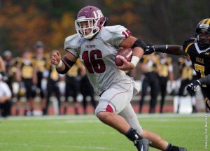 Beau Swales had the game winning touchdown on Saturday (Photo courtesy LHU Athletics)