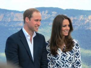 Prince William and Duchess Catherine pose for a photograph in the Blue Mountains near Sydney, Australia, April 16, 2014. (CNN)