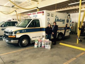 Pictured is Jared Box Project Director, Cindy Kolarik, with EMT Eliza Shaw. (Provided photo)