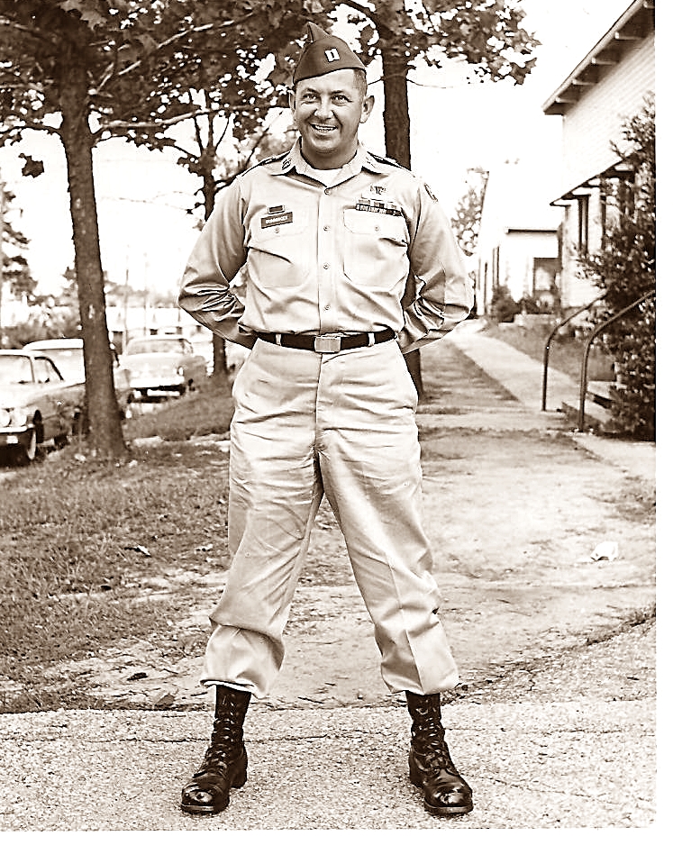 The late Robert Grimminger is shown posing in his military uniform. From a World War II veteran to a business entrepreneur, Grimminger has left behind a great legacy in his family and business. (Provided photo)
