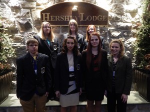 Pictured in the bottom row, from left to right, are Brendan Fritz, Lacy Matier, Alexa Shawver and Bridget Hallman. In the top row from left to right are Ronniesue Krineski, Melinda Campbell and Katie Jacobs. (Provided photo)