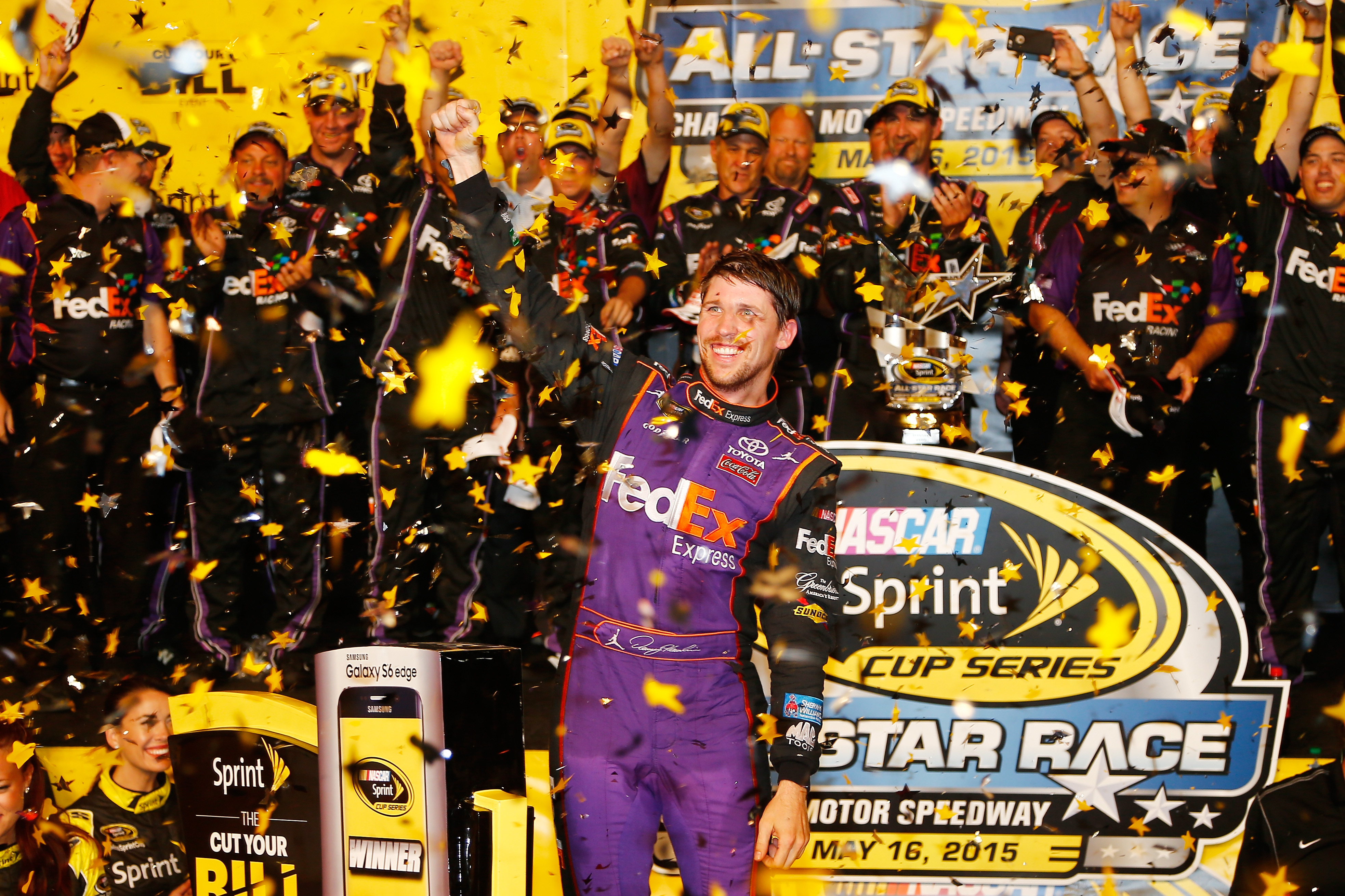 Denny Hamlin is this year's All-Star Race winner, in a race that is sort of becoming lack-luster.