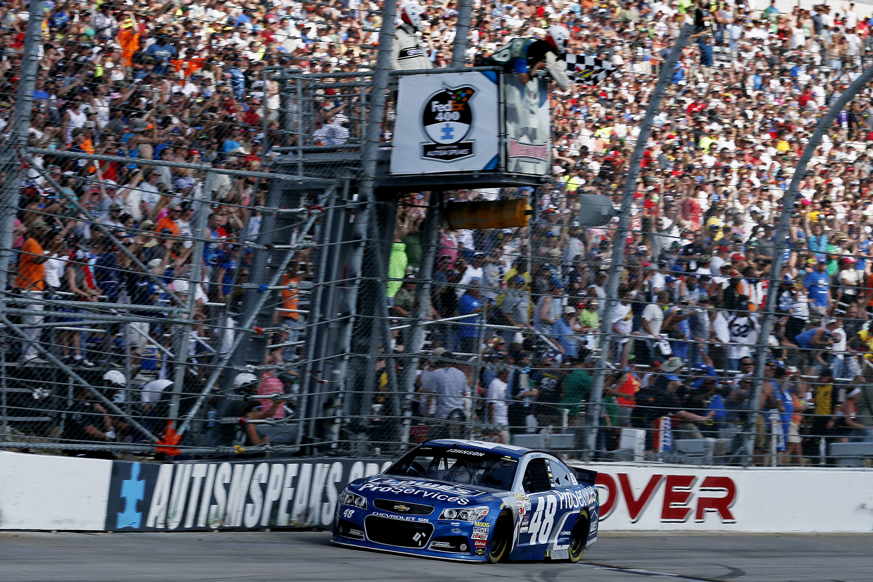 Dover is the "Monster Mile," but Jimmie Johnson has shown he's a monster master at this track.