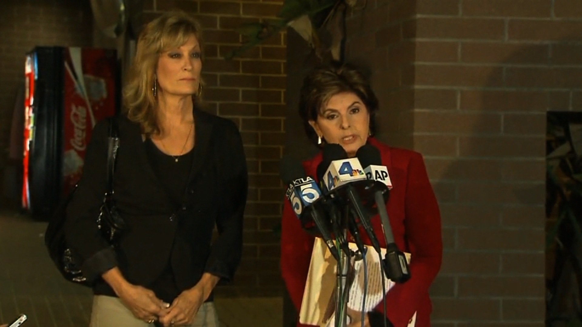 **Embargo: Los Angeles, CA**

The California Supreme Court has denied comedian Bill Cosby's request to review a case against him, which means the civil suit filed by Judith Huth can continue at the trial level. Attorney Gloria Allred (right) spoke to the media on July 22, 2015 following the ruling.