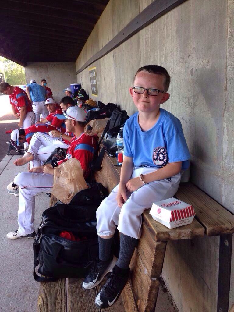 9-year-old Kaiser Carlile is in critical condition after a batter accidentally hit him in the head.