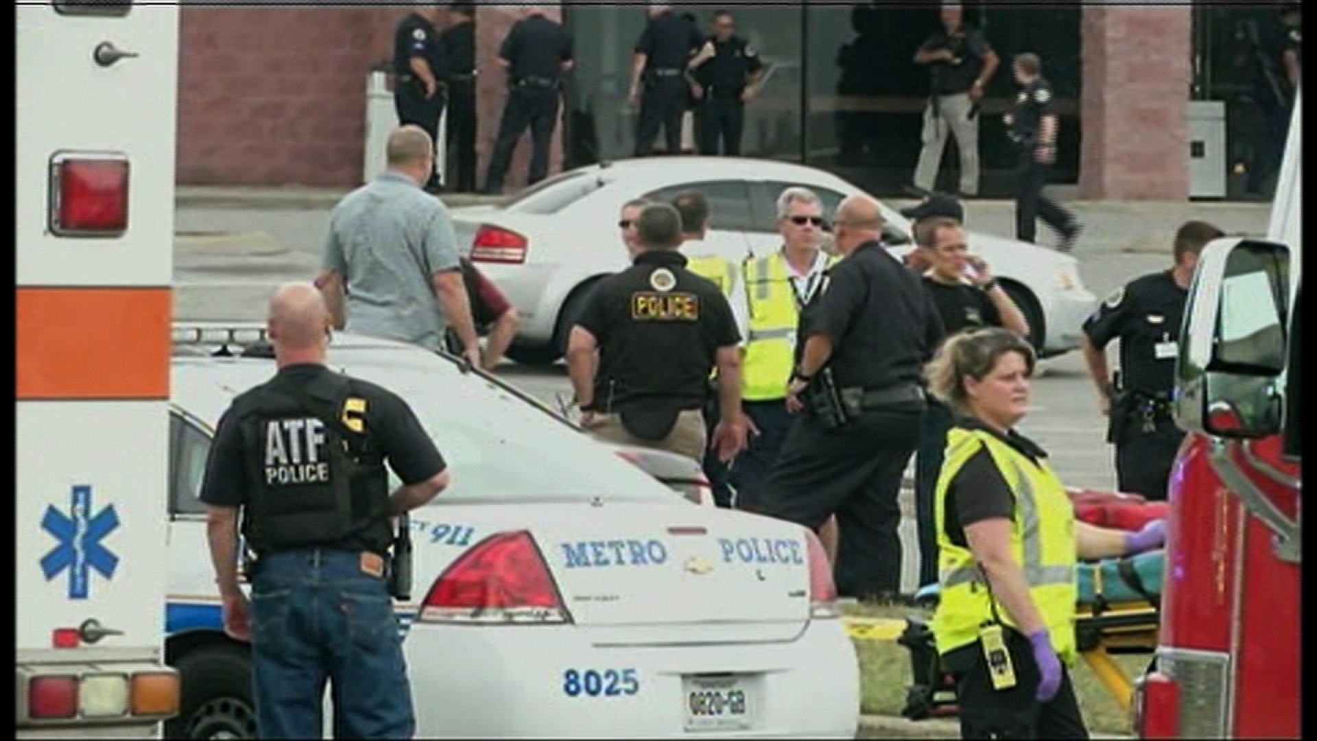 **Embargo: Nashville, TN**

Police responded Wednesday to reports of an active shooter at the Carmike Hickory 8 movie theater complex in Antioch, Tennessee, a Nashville police supervisor said Wednesday, August 5, 2015. Police tweeted shortly after the incident that the suspect was dead.