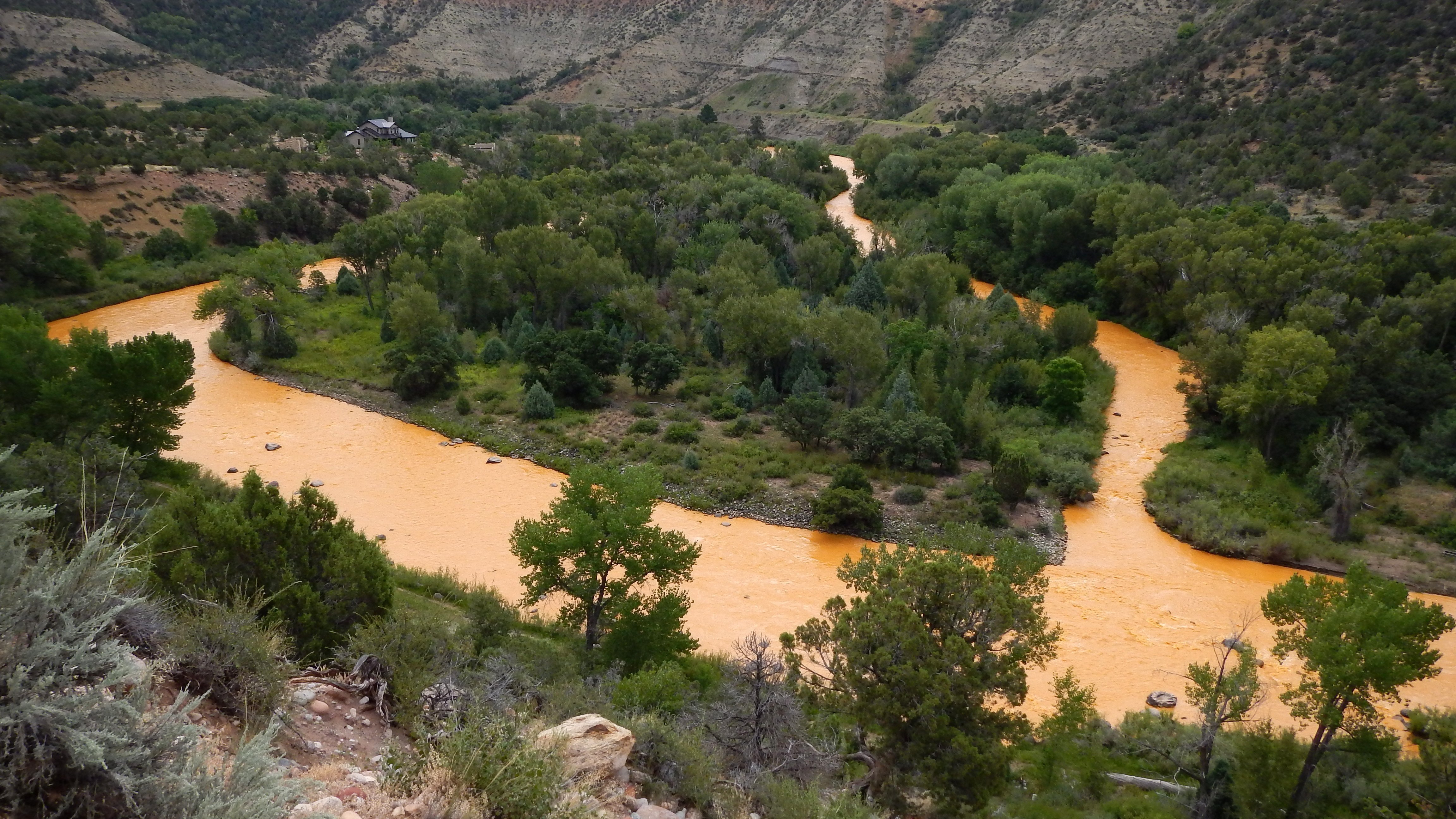 Three million gallons of heavy metal filled with wastewater spilled into the Animas River in southern Colorado beginning August 5, 2015, according to the U.S. Geological Survey. Levels of lead in at least one water sample tested 12,000 times higher than normal. So far, the spill has affected three states: Colorado, New Mexico and Utah.