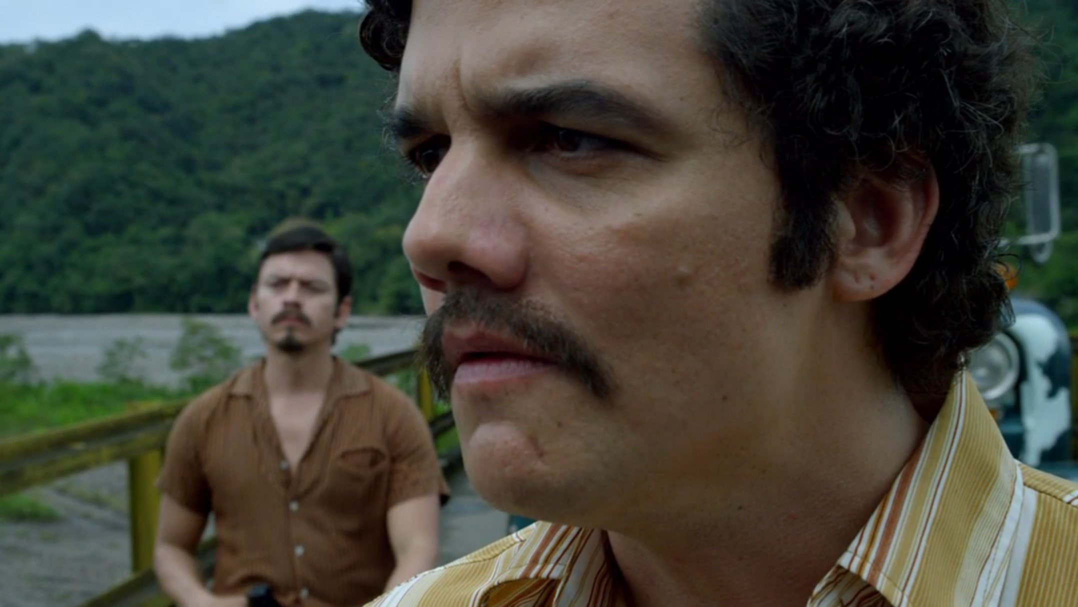 The rise and fall of drug lord Pablo Escobar is at the center of Netflix's new drama "Narcos." Wagner Moura stars as Escobar.