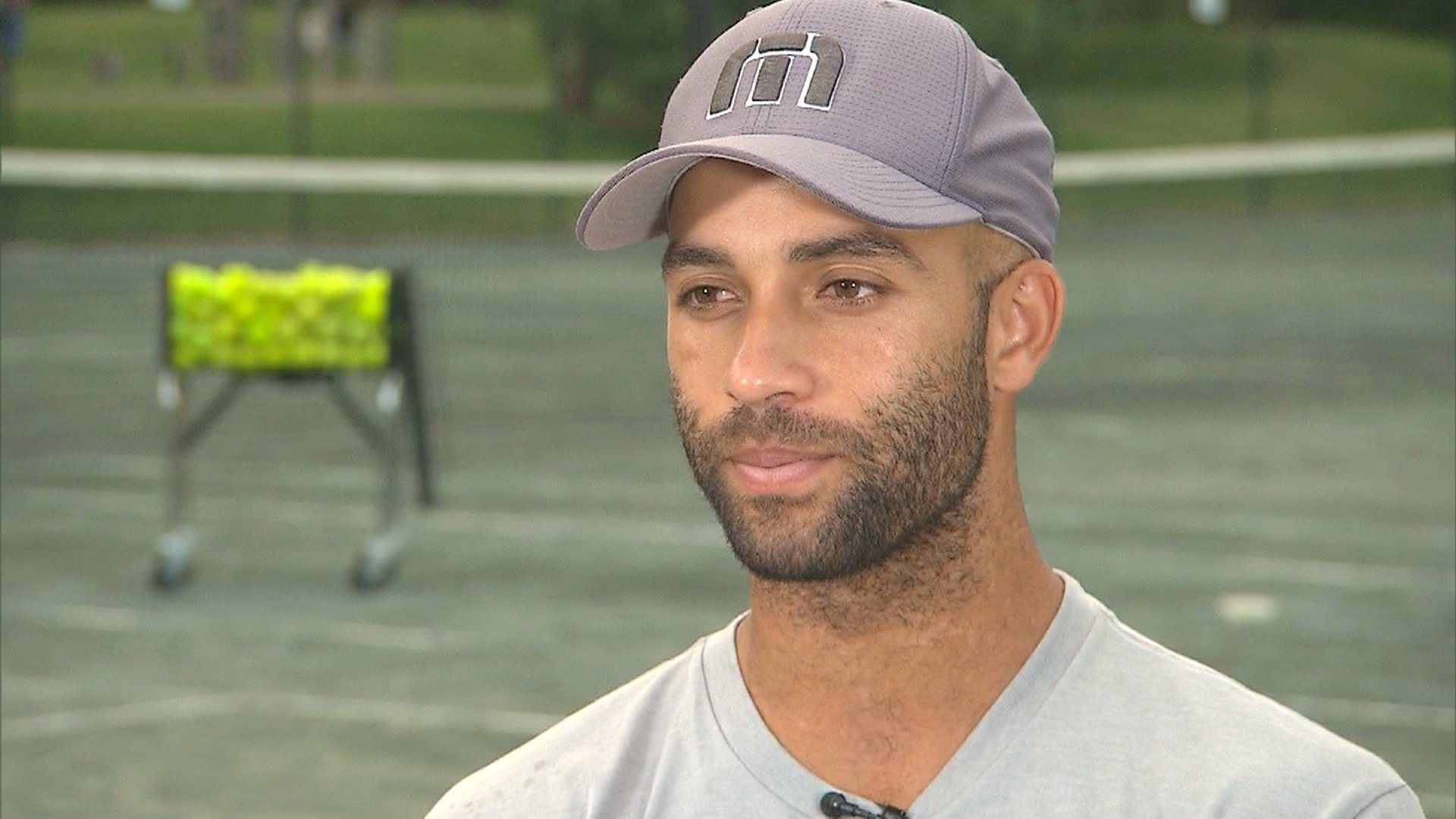 Plainclothes NYPD officer James Frascatore tackled former tennis star James Blake on Wednesday, September 9, 2015. Blake was waiting for a car to pick him up and take him to the U.S. Open tennis tournament outside the Grand Hyatt in Manhattan when tackled.