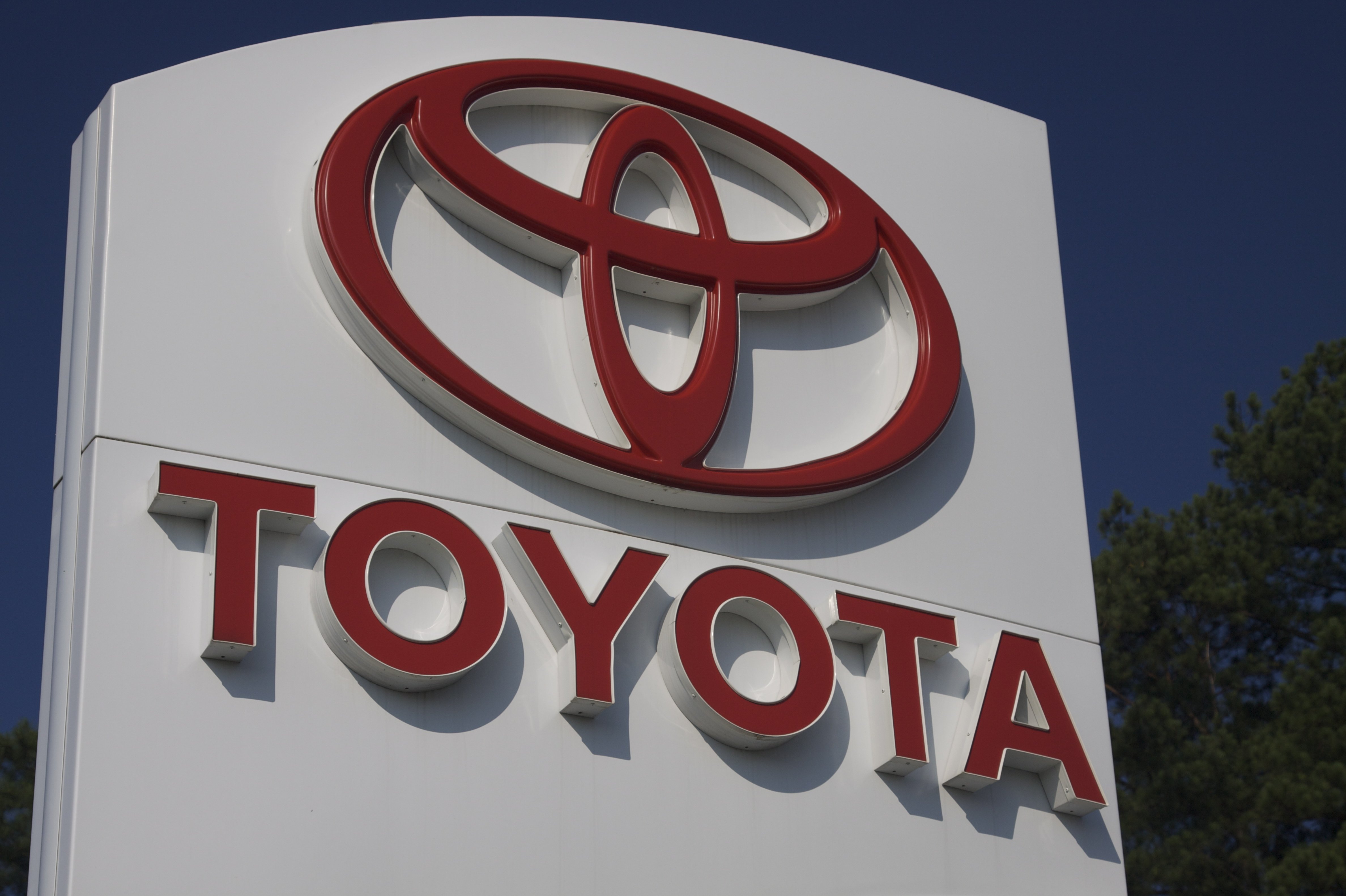 [FILE] A Toyota sign located at a dealership in Atlanta, Georgia.