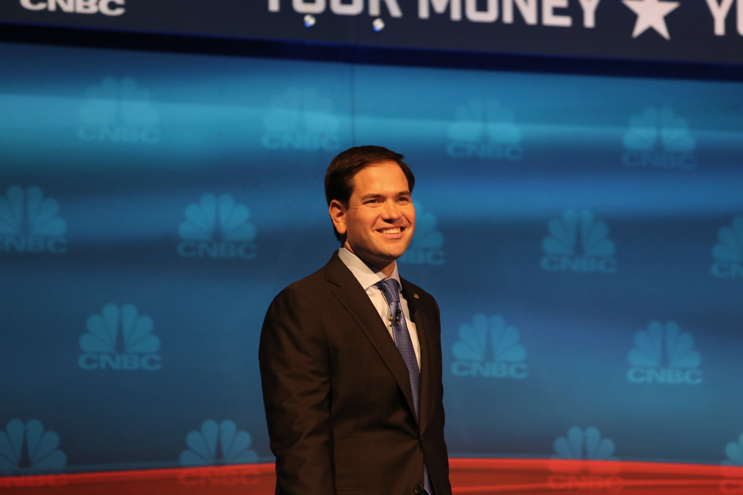 Marco Rubio participates in CNBC's "Your Money, Your Vote: The Republican Presidential Debate" live from the University of Colorado Boulder in Boulder, Colorado Wednesday, October 28th