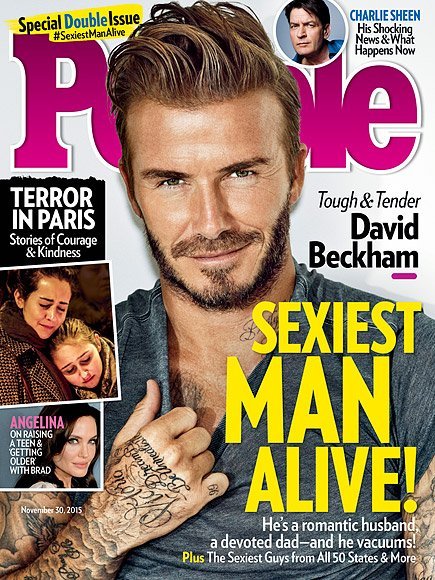 David Beckham scores title of People's 'Sexiest Man Alive'
