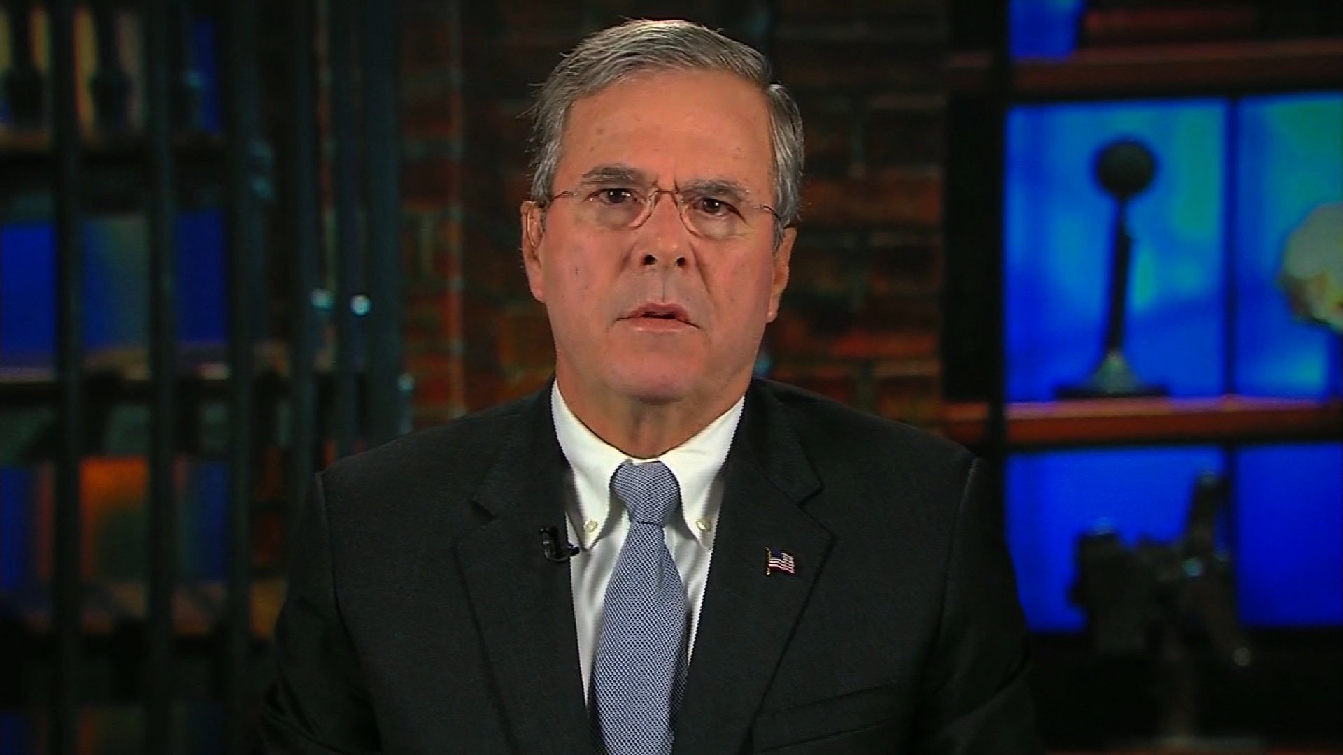 Jeb Bush said Wednesday that he doesn't believe Donald Trump's claim that "thousands" of American Muslims cheered the September 11, 2001, terrorist attacks.