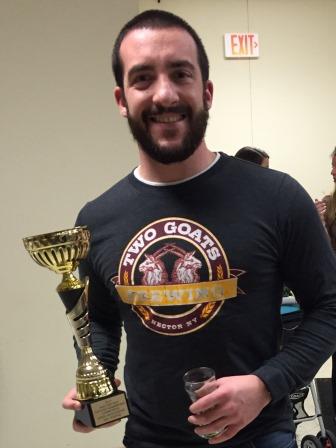 Leigh Woolridge, Best of Show in Top Dog Homebrewer Competition (Provided photo)