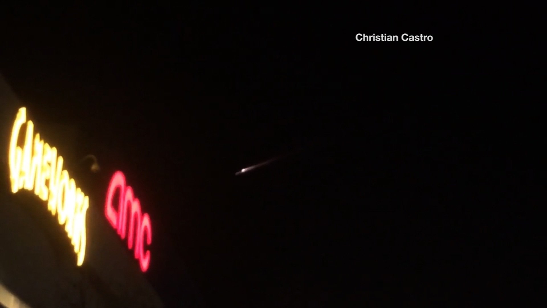 A fireball seen in the night sky over Las Vegas on Saturday, December 22, 2015, was a bit of Russian space junk, according to U.S. Strategic Command.