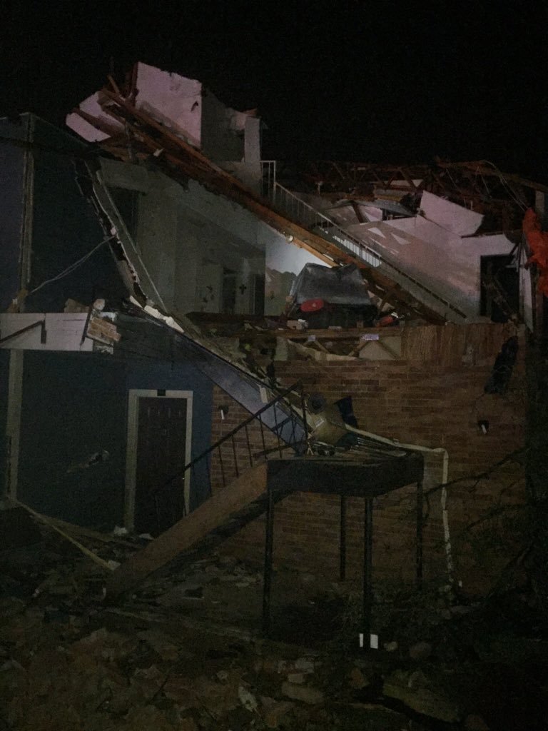 Severe storms and tornadoes tore through north Texas, killing at least 11 people Saturday evening. City of Garland suffered the most damage