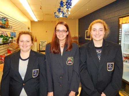 Students representing the CCCTC business program at the SBE Academy and Competition at ICDC in Nashville, Tenn. 
From left to right are Bree Gaines, Lacy Matier, and Cheyenne Crater. (Provided photo)